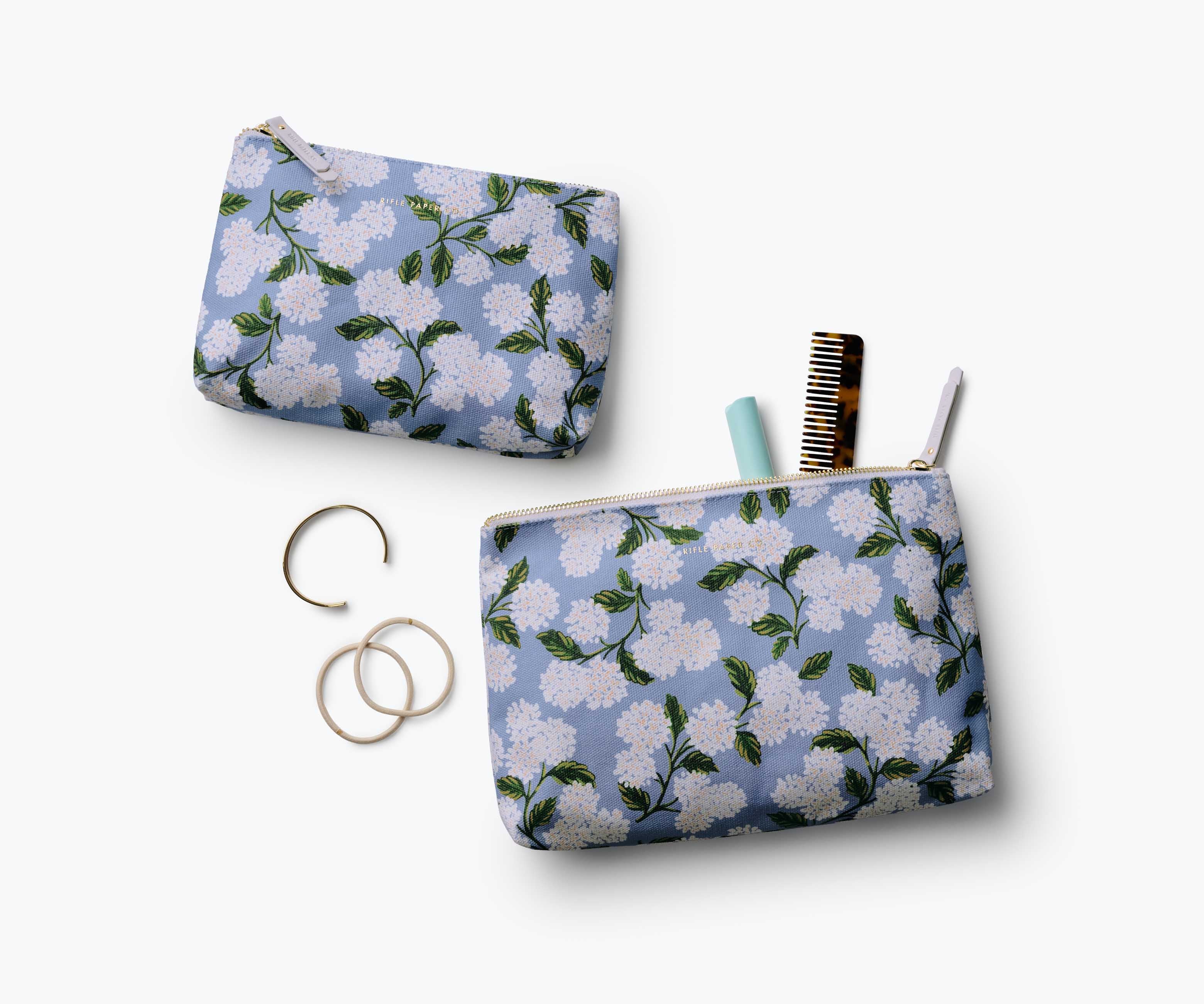 Zippered Pouch Set - Hydrangea - Image 2